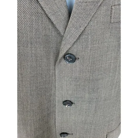Ermenegildo Zegna Soft Suit Jacket Blazer Brown Wool Made in Switzerland SZ 54